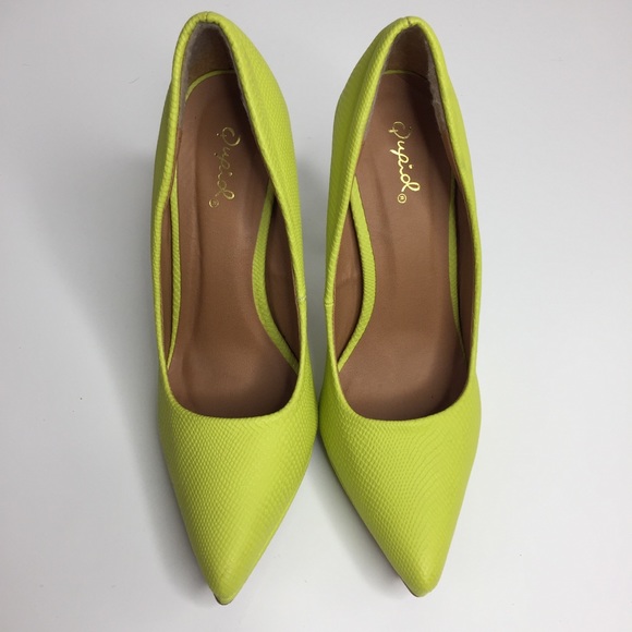 Qupid Stiletto Snake Skin Texture Women’s Size 8.5 - Picture 2 of 8